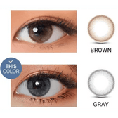 LensVery My Ann Only Gray — contact lens appearance comparison