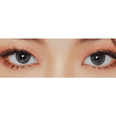 LensVery My Ann Only Gray — both eyes wearing the contact lenses