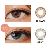 LensVery My Ann Something Gray — contact lens appearance comparison