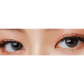 LensVery My Ann Something Gray — both eyes wearing the contact lenses