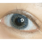 LensVery My Ann Something Gray — single-eye close-up showing the contact lens appearance