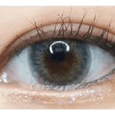 LensVery My Ann Something Gray — single-eye close-up showing the contact lens appearance