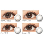 LensTown New Vanilla Candy Brown — contact lens product information graphic
