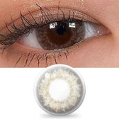 LensTown New Vanilla Candy Gray — contact lens product information graphic