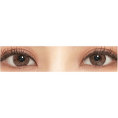 LensTown New Vanilla Candy Gray — both eyes wearing the contact lenses