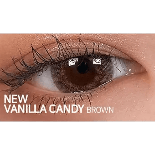 LensTown New Vanilla Candy Gray colored contact lens, 13.4mm graphic diameter, 3-6 Months wear
