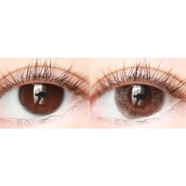 LensTown New Vanilla Candy Gray colored contact lens, 13.4mm graphic diameter, 3-6 Months wear