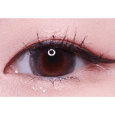 LensTown New Vanilla Candy Green — single-eye close-up showing the contact lens appearance