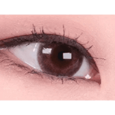 LensTown New Vanilla Candy Pink — single-eye close-up showing the contact lens appearance