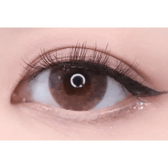 LensTown New Vanilla Candy Pink — single-eye close-up showing the contact lens appearance