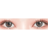 LensTown Not Bad Gray — both eyes wearing the contact lenses
