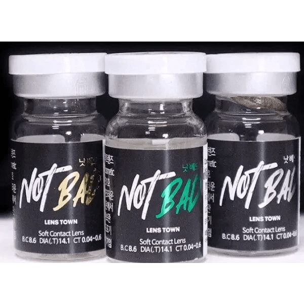 LensTown Not Bad Gray — contact lens packaging