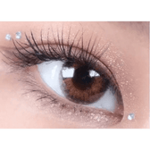 LensTown Not Bad Green — single-eye close-up showing the contact lens appearance