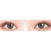 LensTown Not Bad Green — both eyes wearing the contact lenses