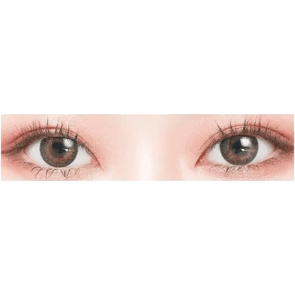 LensTown Not Bad Green — both eyes wearing the contact lenses