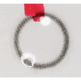 LensTown Nudy Coco Black — contact lens held with tweezers