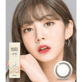 LensTown Nudy Coco Brown (10p) — model portrait showing the contact lens look
