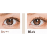 LensTown Nudy Coco Brown Toric — contact lens appearance comparison