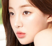 LensTown Odd I's M plain Apricot colored contact lens, 13.0mm graphic diameter, Monthly wear