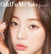LensTown Odd I's M plain Apricot colored contact lens, 13.0mm graphic diameter, Monthly wear