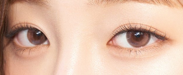 LensTown Odd I's M plain Apricot colored contact lens, 13.0mm graphic diameter, Monthly wear