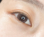 LensTown Odd I's M plain Brown colored contact lens, 13.0mm graphic diameter, Monthly wear