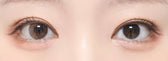 LensTown Odd I's M plain odd Apricot colored contact lens, 13.0mm graphic diameter, Monthly wear