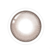LensTown Odd I's M pure Dark brown colored contact lens, 13.1mm graphic diameter, Monthly wear