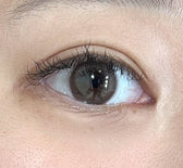 LensTown Odd I's M pure Dark brown colored contact lens, 13.1mm graphic diameter, Monthly wear