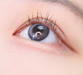 LensTown Odd I's M pure Gray colored contact lens, 13.1mm graphic diameter, Monthly wear