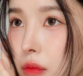 LensTown Odd I's M pure Light brown colored contact lens, 13.1mm graphic diameter, Monthly wear