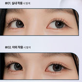 LensTown Odd I's M two tone Gray colored contact lens, 12.8mm graphic diameter, Monthly wear