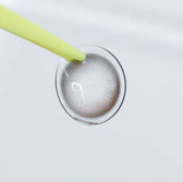 LensTown Odd I's M two tone Gray colored contact lens, 12.8mm graphic diameter, Monthly wear