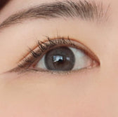 LensTown Odd I's M two tone Gray colored contact lens, 12.8mm graphic diameter, Monthly wear