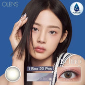 Olens Ending Gray (20p) colored contact lens, 13.2mm graphic diameter, Daily wear