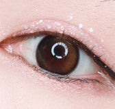 Olens Glowy Black Toric (For astigmatism) colored contact lens, 13.1mm graphic diameter, Monthly wear