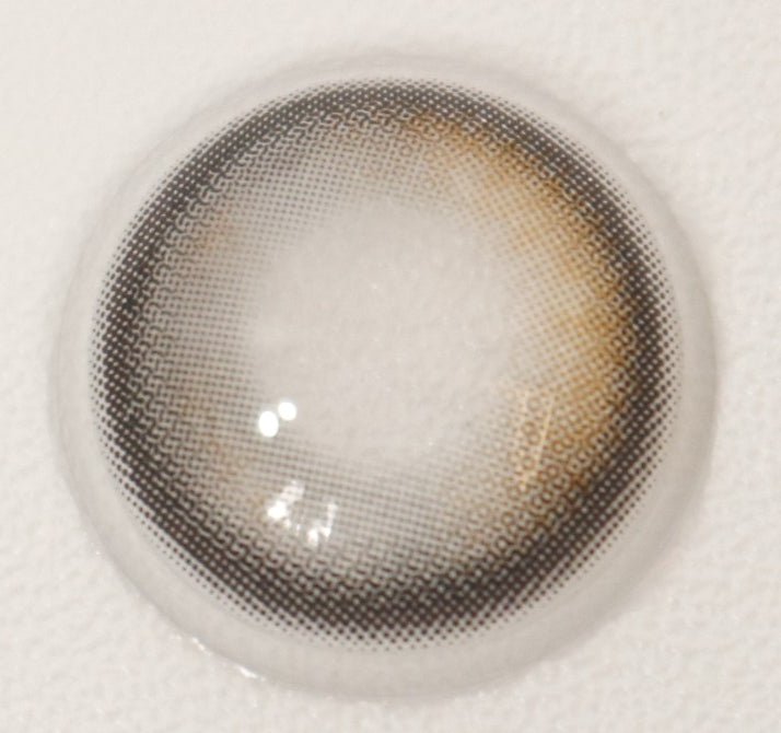 Olens Glowy Black Toric (For astigmatism) colored contact lens, 13.1mm graphic diameter, Monthly wear