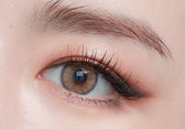Olens Nella Ash Beige colored contact lens, 13.3mm graphic diameter, Monthly wear