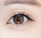 Olens Real Ring Brown Toric (For astigmatism) colored contact lens, 12.5mm graphic diameter, Monthly wear