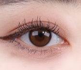 Olens Real Ring Brown Toric (For astigmatism) colored contact lens, 12.5mm graphic diameter, Monthly wear