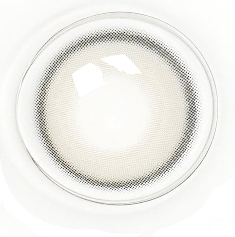 Olens Real Ring Gray Toric (For astigmatism) colored contact lens, 12.5mm graphic diameter, Monthly wear