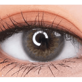 Olens Scandi Gray — single-eye close-up showing the contact lens appearance