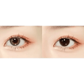 Olens Scandi Gray — both eyes wearing the contact lenses