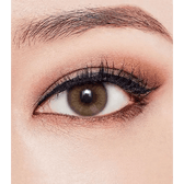Olens Scandi Hazel — single-eye close-up showing the contact lens appearance