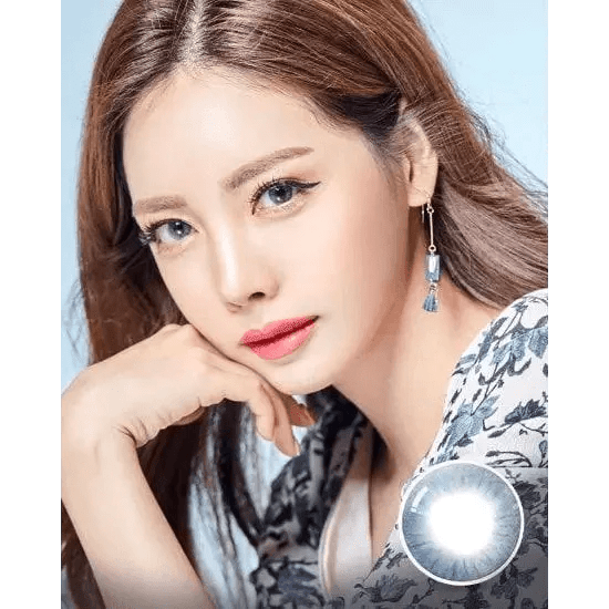Olens Seolem 3 Color Blue colored contact lens, 13.3mm graphic diameter, Monthly wear