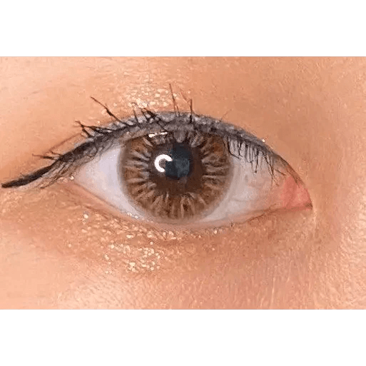 Olens Seolem 3 Color Brown colored contact lens, 13.3mm graphic diameter, 3-6 Months wear