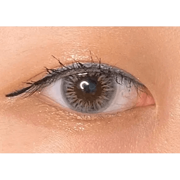 Olens Seolem 3 Color Gray — single-eye close-up showing the contact lens appearance