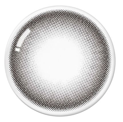 Olens Shine Black 1Day (20p) colored contact lens, 13.0mm graphic diameter, Daily wear