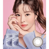Olens ShineB Gray — model portrait showing the contact lens look