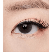 Olens ShineB Gray — single-eye close-up showing the contact lens appearance